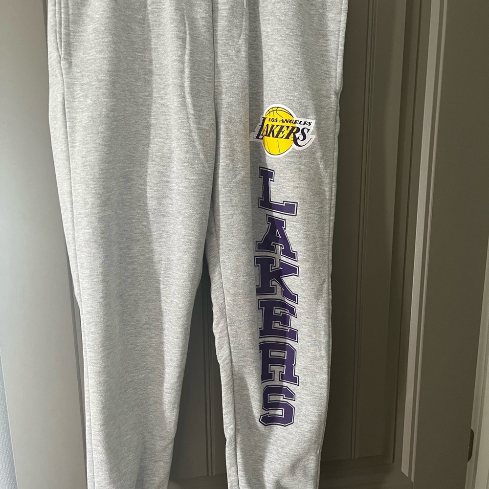 NBA Gray Lakers Joggers